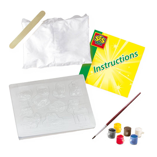 Ses gieten en schilderen - bosdieren