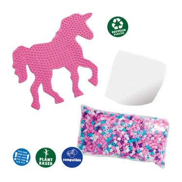 Ses creative ses green beedz - strijkkralenset unicorn