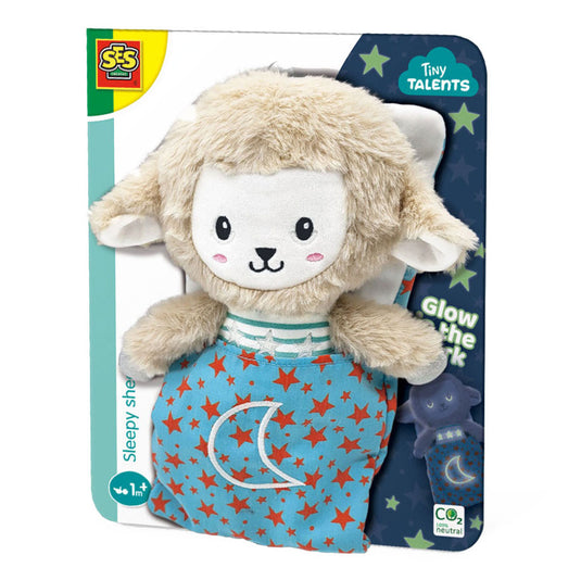 Ses tiny talents sleepy schaap - night buddy glow in the dark