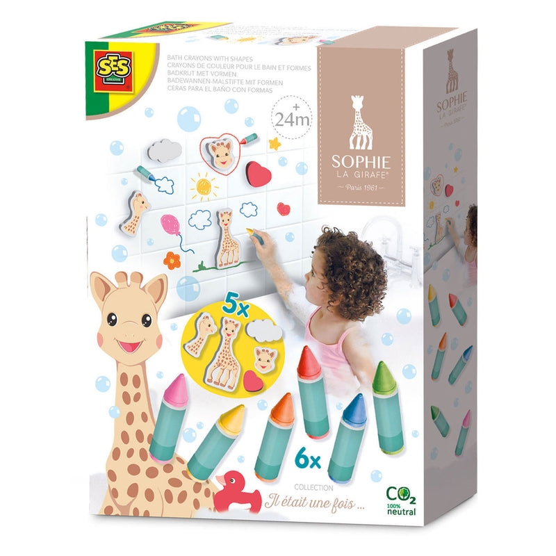 Load image into Gallery viewer, Ses creative ses sophie la girafe badkrijt met vormen

