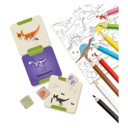 Ses creative ses ik leer dinosaurussen knutselset