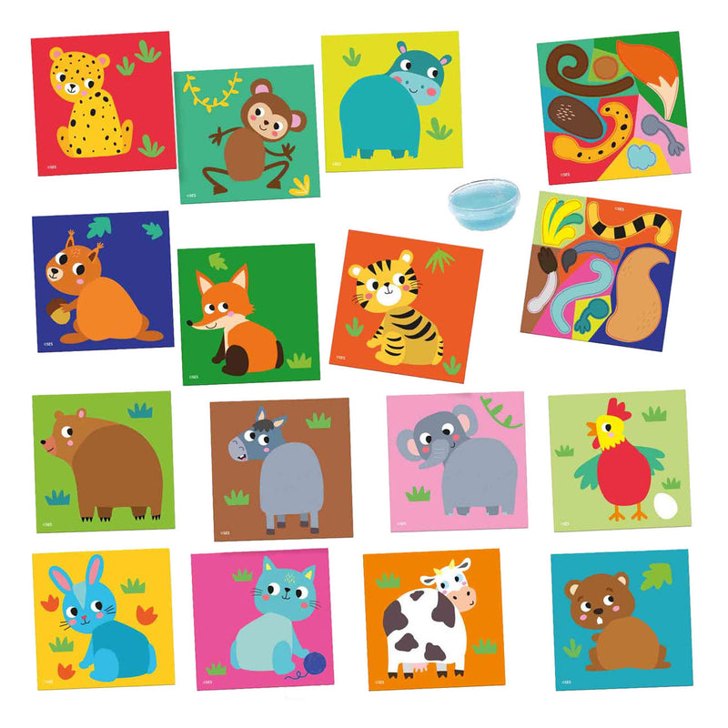 Load image into Gallery viewer, Ses creative ses my first - dierenstaarten plakken
