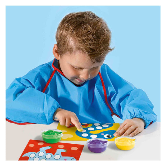 Ses my first - vingerafdruk verf dino's