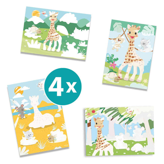 Ses my first sophie la girafe - kleuren met water