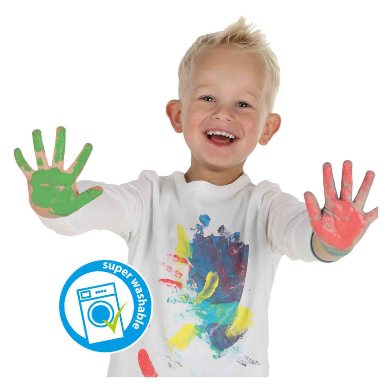 Load image into Gallery viewer, Ses vingerverf kleuren 4 x 110 ml | 2 stuks
