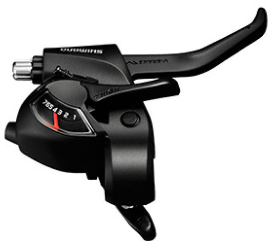Shimano versteller (links) met remhendel 3 speed tourney st-ef41 - zwart