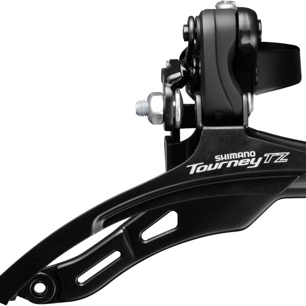 Voorderailleur 6 7-speed Shimano Tourney TZ FD-TZ500 down swing top pull - hoge klem ø28,6 mm - 42T