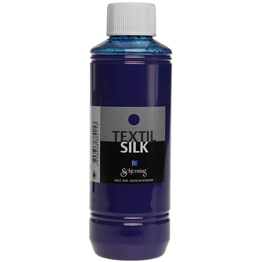Schjerning zijdeverf es silk, koningsblauw, 250 ml 1 fles