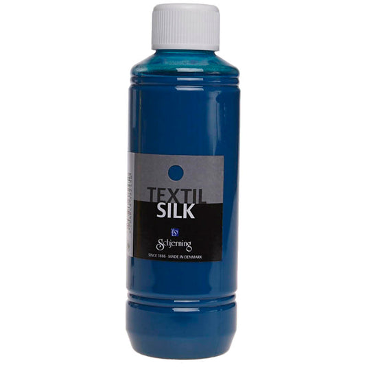Schjerning zijdeverf es silk, turquoise, 250 ml 1 fles