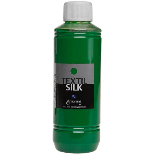 Schjerning zijdeverf es silk, brilliant groen, 250 ml 1 fles
