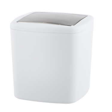 Wenko 1065669 - afvalemmer barc. l 8,5 ltr wit | 1 stuks