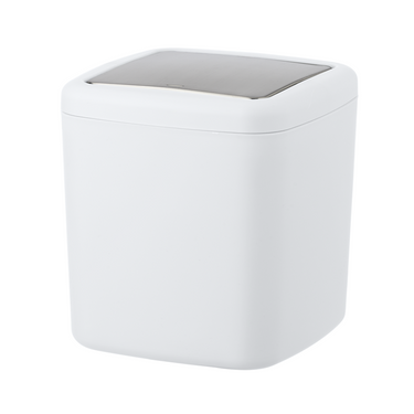 Wenko 1065668 - afvalemmer barc. s 3 ltr wit | 1 stuks
