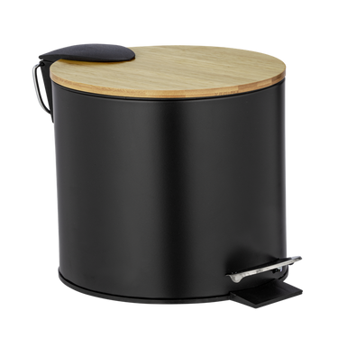 Wenko 1069599 - afvalemmer tort. 3 ltr mat zw. | 1 stuks