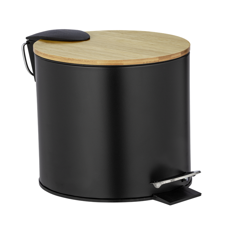 Load image into Gallery viewer, Wenko 1069599 - afvalemmer tort. 3 ltr mat zw. | 1 stuks
