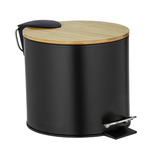 Wenko 1069599 - afvalemmer tort. 3 ltr mat zw. | 1 stuks