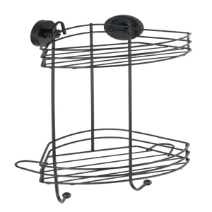 Wenko 1069607 - vacuum-loc hoekrek 2-laags zw. | 1 stuks