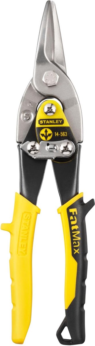 Stanley handgereedschap blikschaar smalle bek recht - 2-14-563