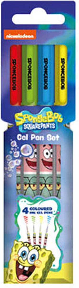 Merkloos sans marque spongebob squarepants - gel pens set