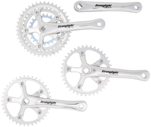 Stronglight tandem impact crankstel crankset strongl.tandem impact alu,170mm