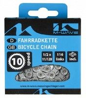 M-Wave chain 10 speed, 1/2x11/128 116L gray (hanging packaging)