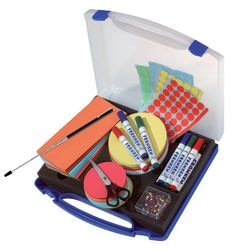 Presentatiekoffer franken umkm blauw, transparant 1500 g