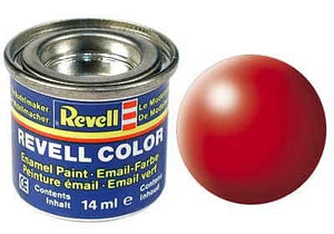 Revell verf voor modelbouw nummer 332 helder rood zijdemat