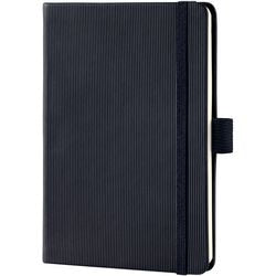 Sigel notitieboek chamois papier 80g m2 10,5x14,8cm gelijnd geribbeld 194blz