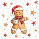 Ambiente sevetten cocoa 33x33cm papier 100% fsc