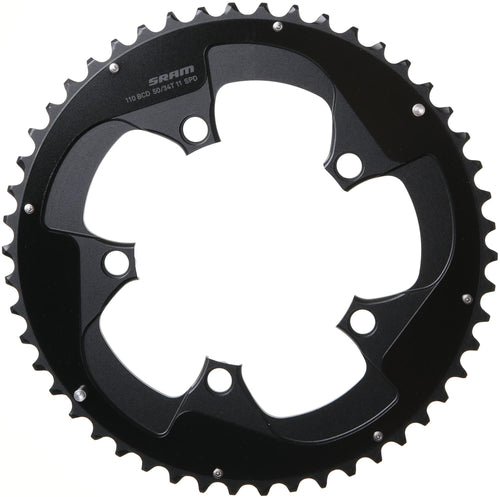 Sram kettingblad road double chain ring roaddoub. 50t alu f. red black