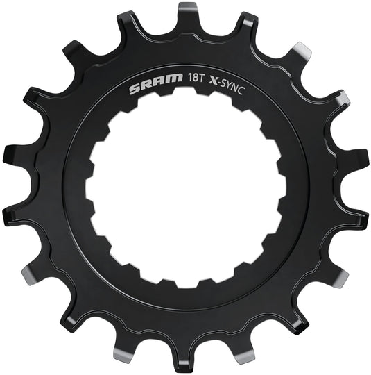 Sram motortandwiel sprocket f.bosch 18t.,steel,black
