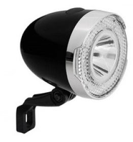 headlight Retro 15 lux battery led black