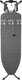Leifheit strijkplank airboard m - 120x38 cm - zwart