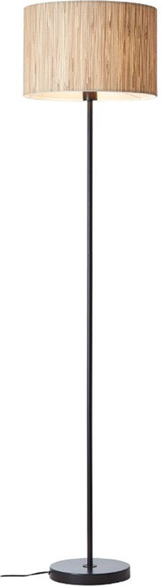 Brilliant wimea - vloerlamp - e27 max 1x42w - zwart nature
