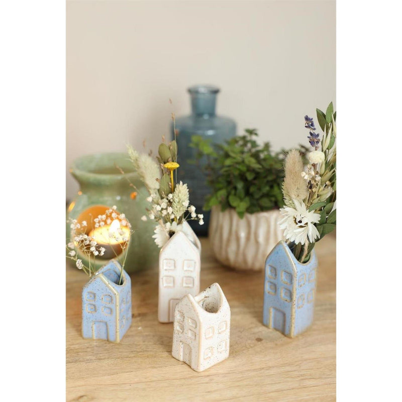 Load image into Gallery viewer, Ideas 4 seasons bloemenvaas huisje amsterdam m 3x3x8cm 4 assorti
