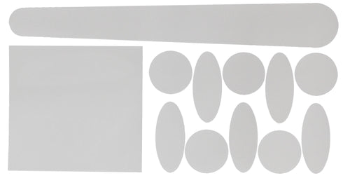 Contec achtervork frame beschermset full hd ct frame prot.full hd set, transparent