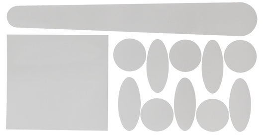 Contec achtervork frame beschermset full hd ct frame prot.full hd set, transparent