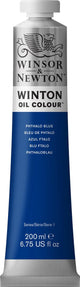 Winsor newton winton oil colours 200ml phthalo blue