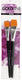 Creativ company gold line acryl penselen plat set 2 stuks