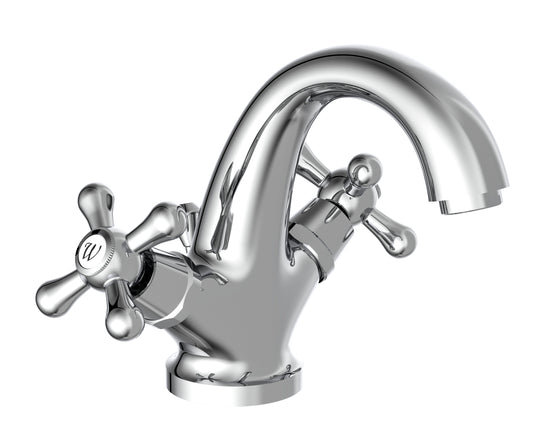 Schutte elk tweegreepskraan wastafel | chroom - 33510 - 33510