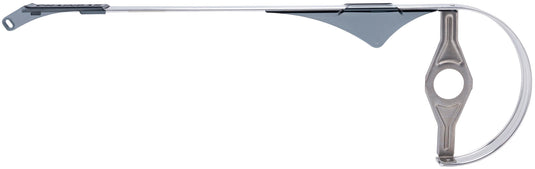 Hebie kettingscherm 38tds 180mm 0394 alu zilver