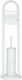 Sealskin acero toiletbutler vrijstaand - toiletborstel met houder - wc rolhouder met klep - wit