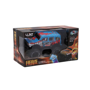 Radiografische bestuurbare auto light up speed 4 assorti | 2 stuks