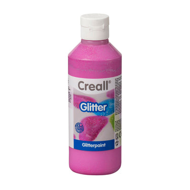 Creall glitterverf roze, 250ml