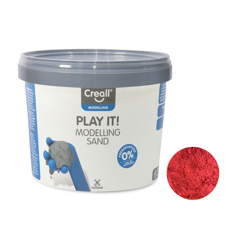 Load image into Gallery viewer, Creall play it speelzand rood, 750gr.
