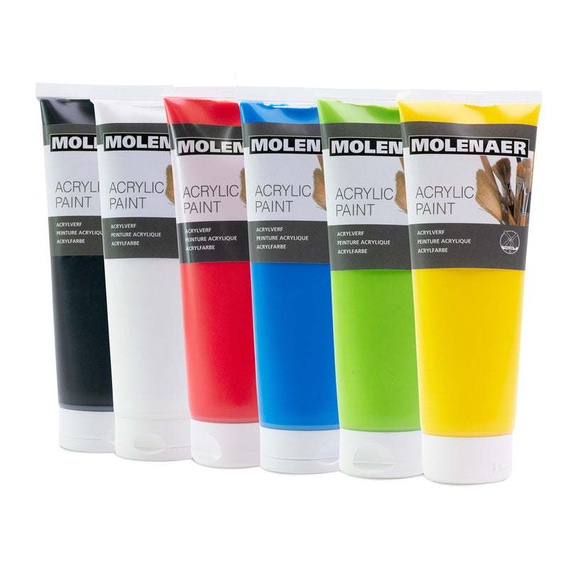 Load image into Gallery viewer, Molenaer Acrylverf, 6x250ml

