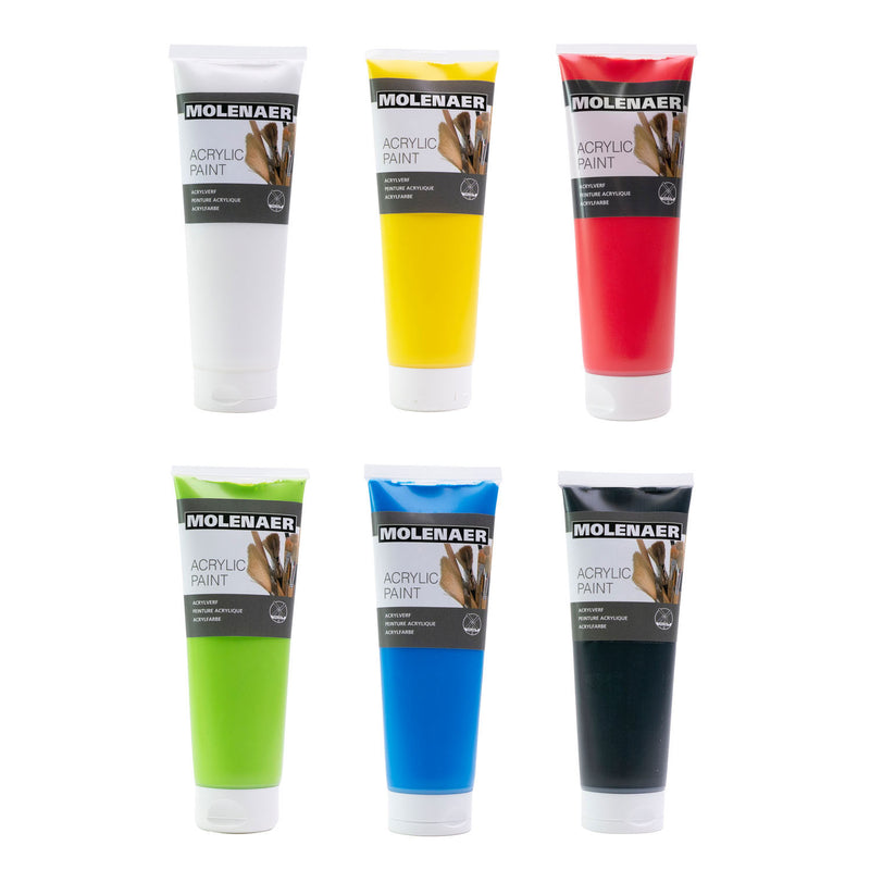 Load image into Gallery viewer, Molenaer Acrylverf, 6x250ml
