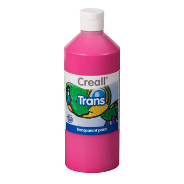 Creall transparante verf roze, 500ml