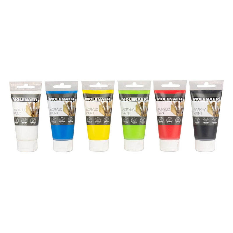 Load image into Gallery viewer, Molenaer acrylverf, 6x75ml

