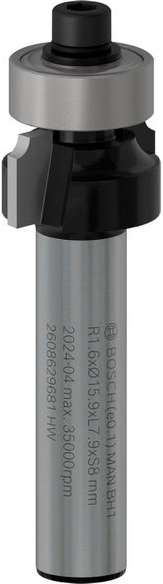 Bosch pro afrondfrees r 1,6 schacht 8 mm - 2608629681