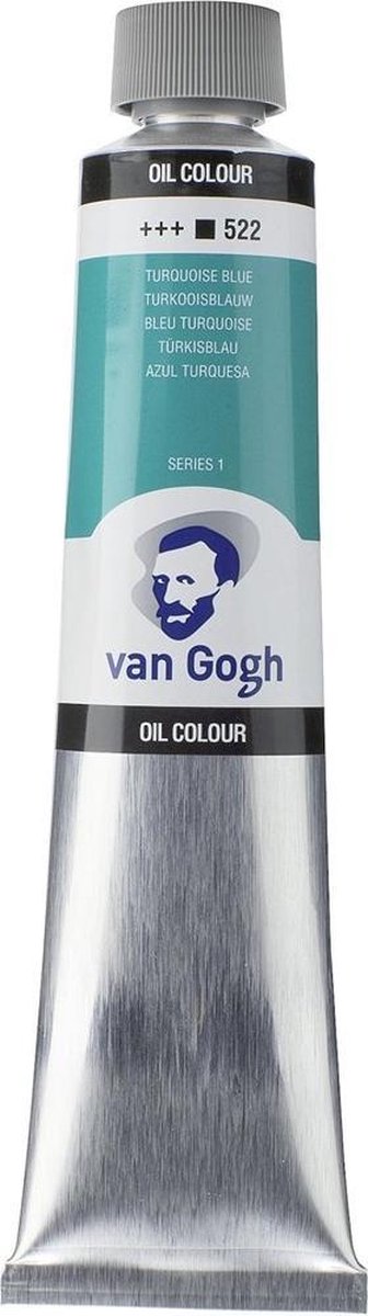Van gogh olieverf tube 200 ml turkooisblauw 522